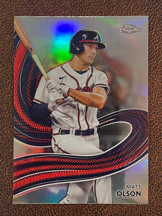 Matt Olson - 2024 Topps Chrome - Strokes - Braves