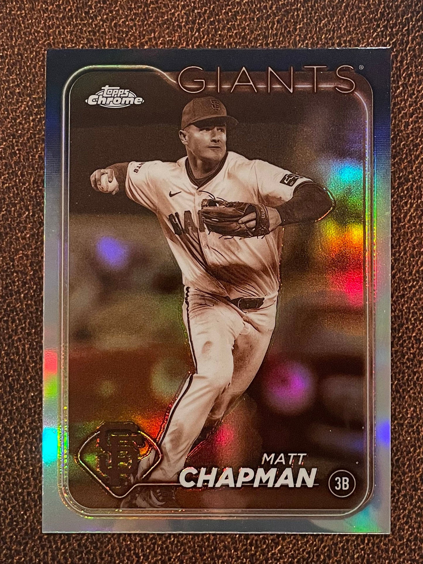 Matt Chapman - 2024 Topps Chrome - Sepia Refractor - Giants