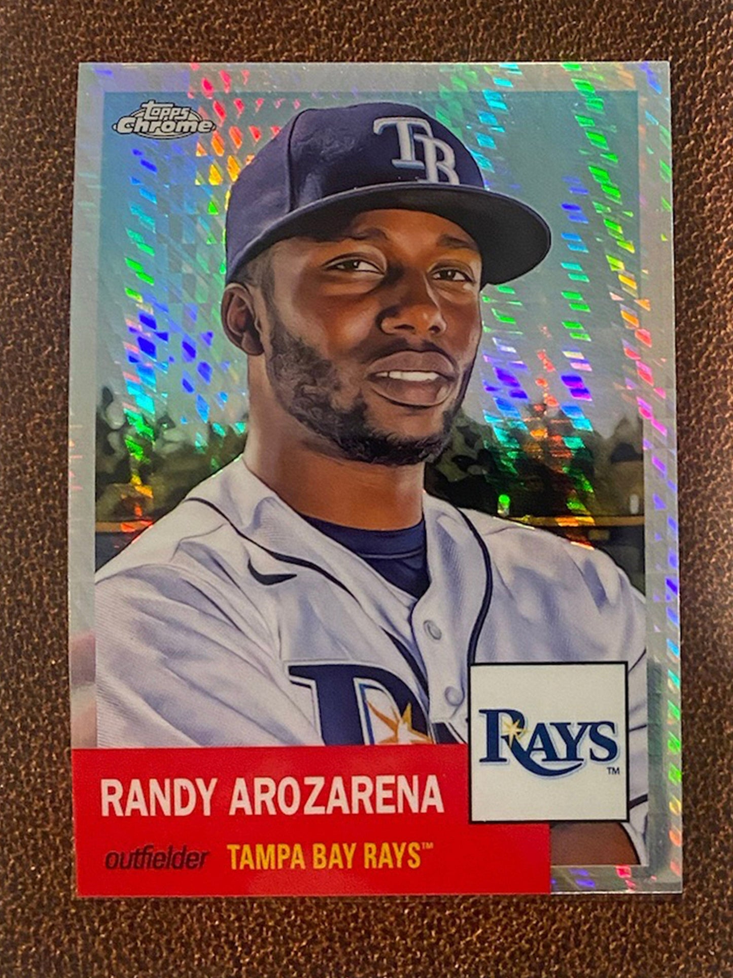 Randy Arozarena - 2022 Topps Chrome Platinum Anniversary - Prism Refractor - Rays