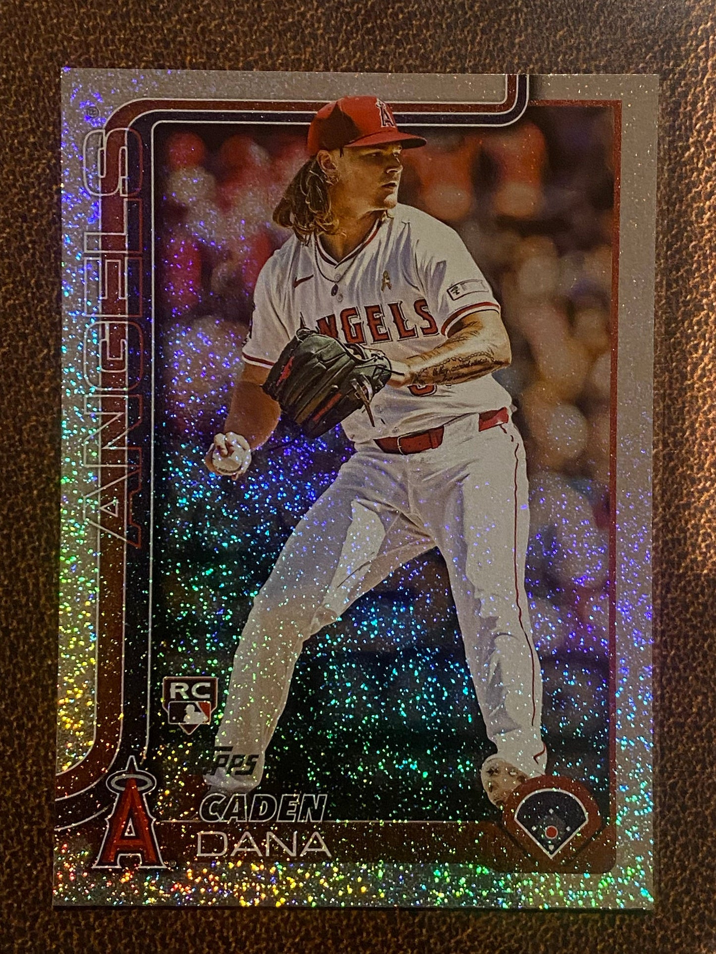Caden Dana - 2025 Topps Series 2 - Sandglitter - Angels