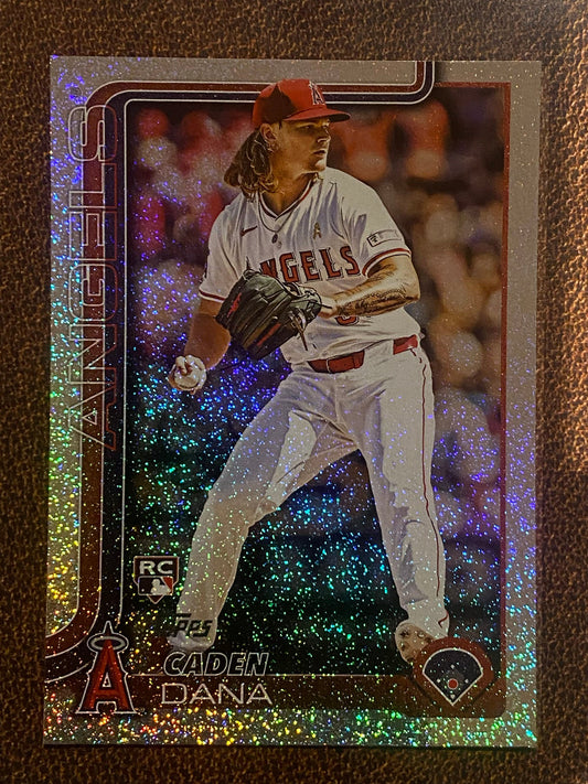 Caden Dana - 2025 Topps Series 2 - Sandglitter - Angels