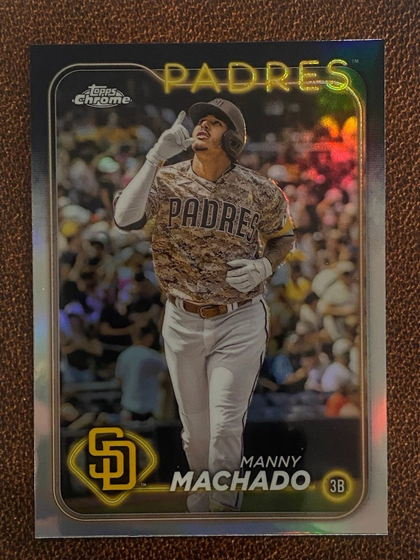 Manny Machado - 2024 Topps Chrome - Refractor - Padres