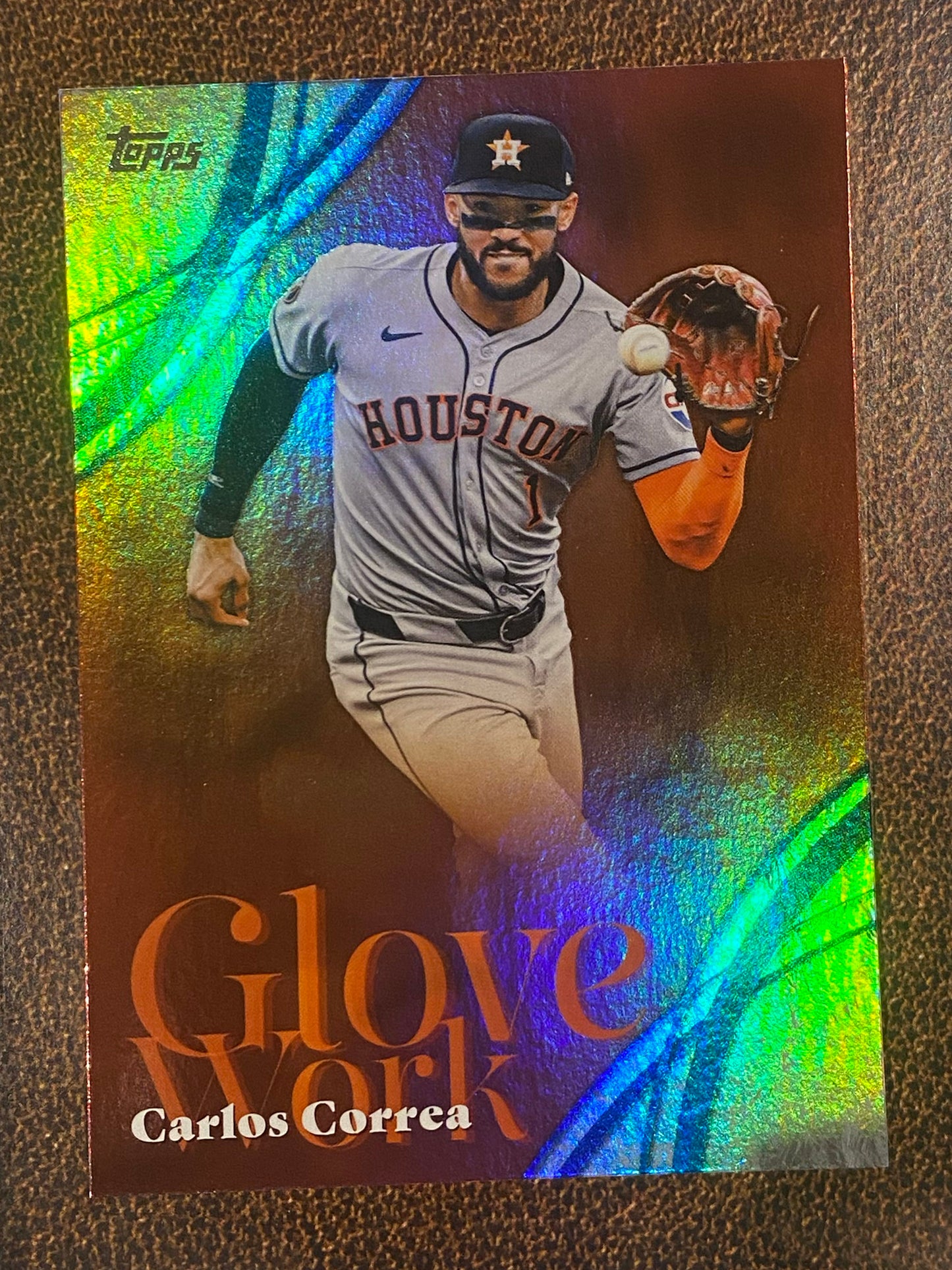 Carlos Correa - 2026 Topps Series 2 - Glove Work - Astros