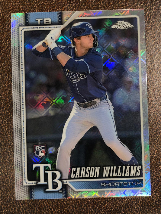 Carson Williams - 2026 Topps Chrome Logofractor - Base Logofractor - Rays