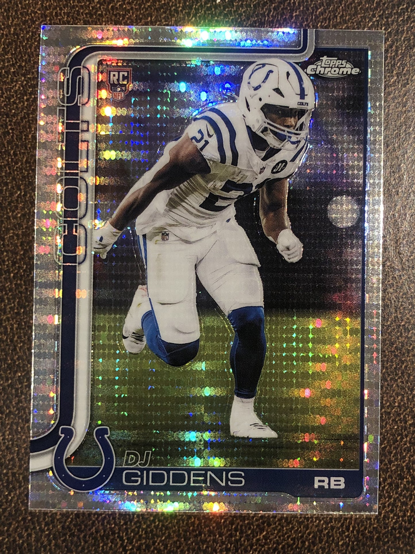 DJ Giddens - 2025 Topps Chrome - Prizm Refractor - Colts