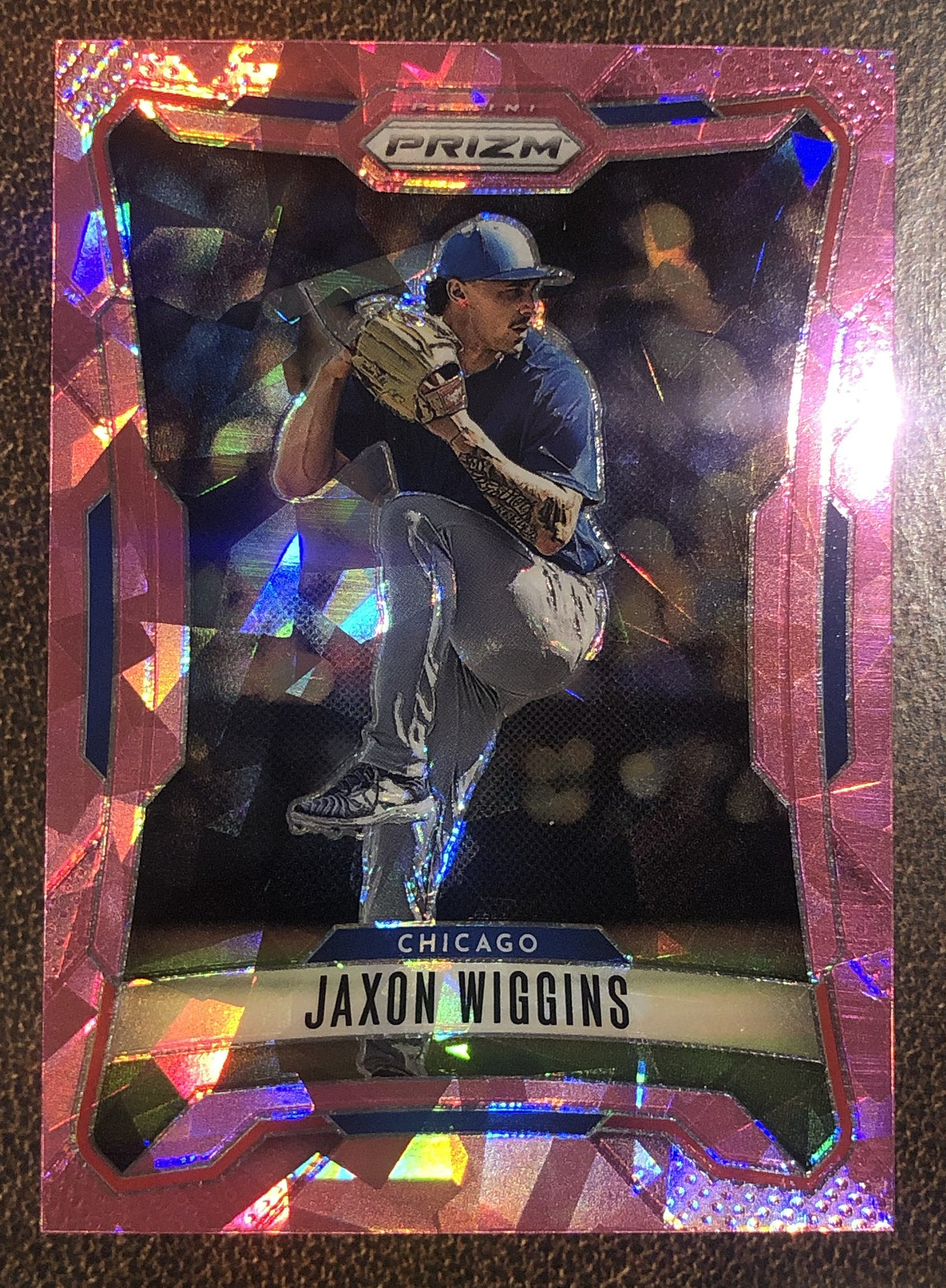 Jaxon Wiggins - 2026 Panini Prizm - Pink Ice - Cubs