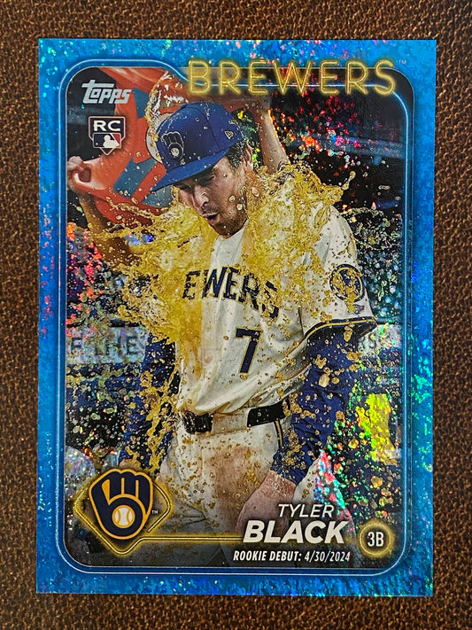 Tyler Black - 2024 Topps Update - Blue Foil /999 - Brewers