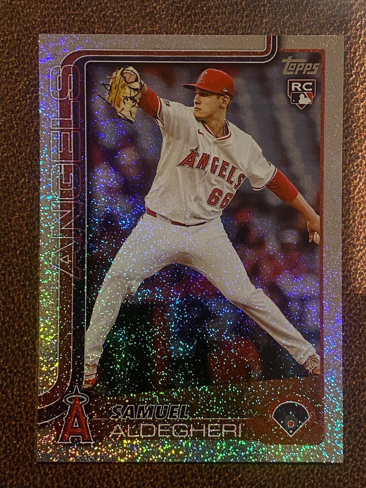 Samuel Aldegheri - 2025 Topps Series 2 - Sandglitter - Angels