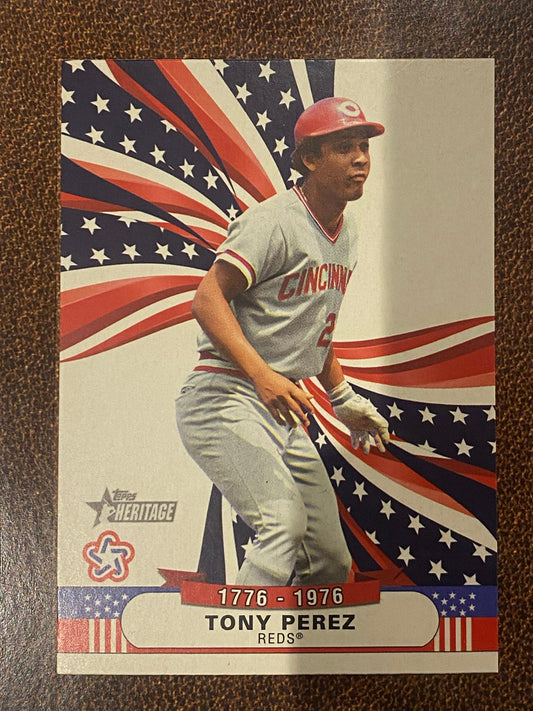 Tony Perez - 2025 Topps Heritage High Number - Bicentennial Stars Insert - Reds