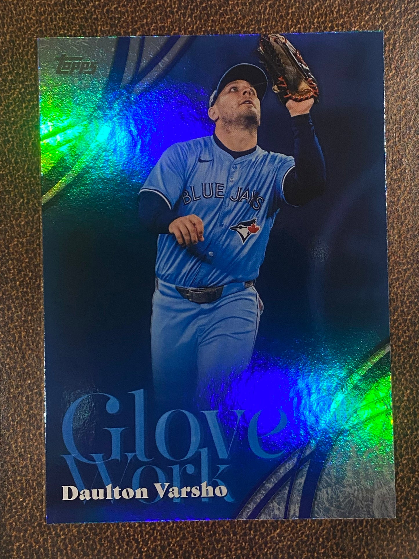 Daulton Varsho - 2026 Topps Series 2 - Glove Work - Blue Jays
