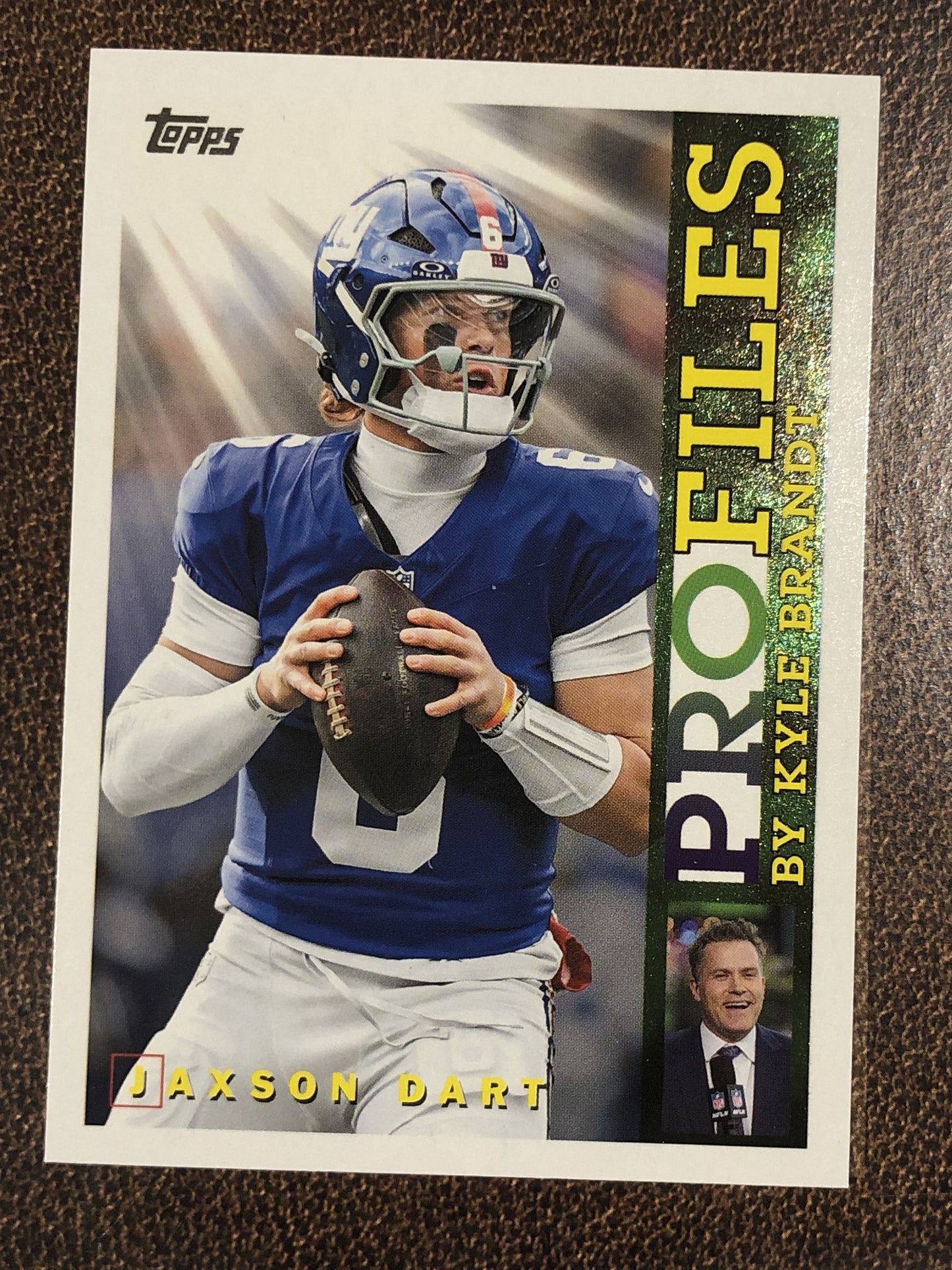 Jaxson Dart - 2026 Topps Flagship - Profiles Insert - Giants
