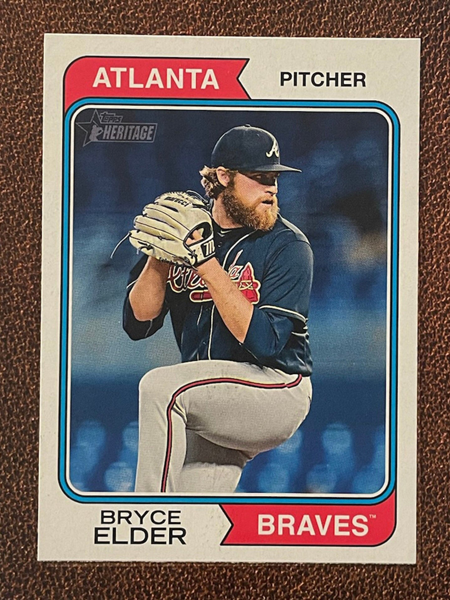 Bryce Elder - 2023 Topps Heritage - Short Print - Braves