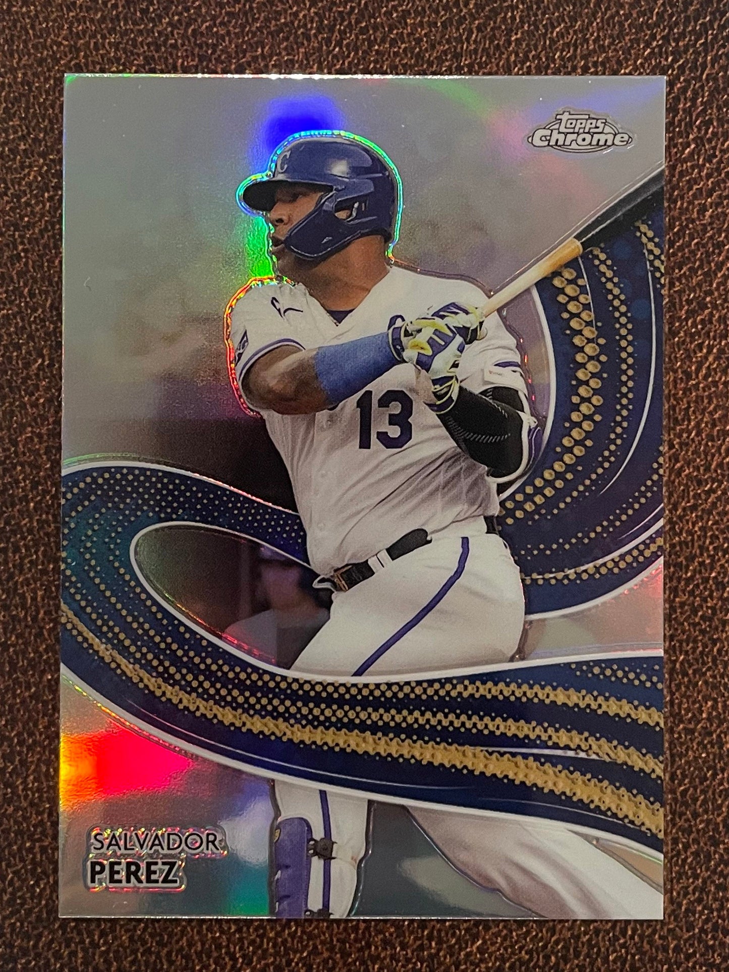 Salvador Perez - 2024 Topps Chrome - Strokes - Royals