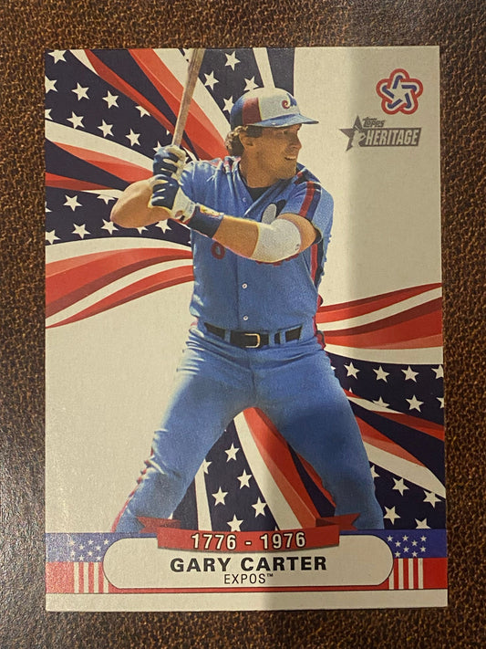 Gary Carter - 2025 Topps Heritage High Number - Bicentennial Stars Insert - Expos