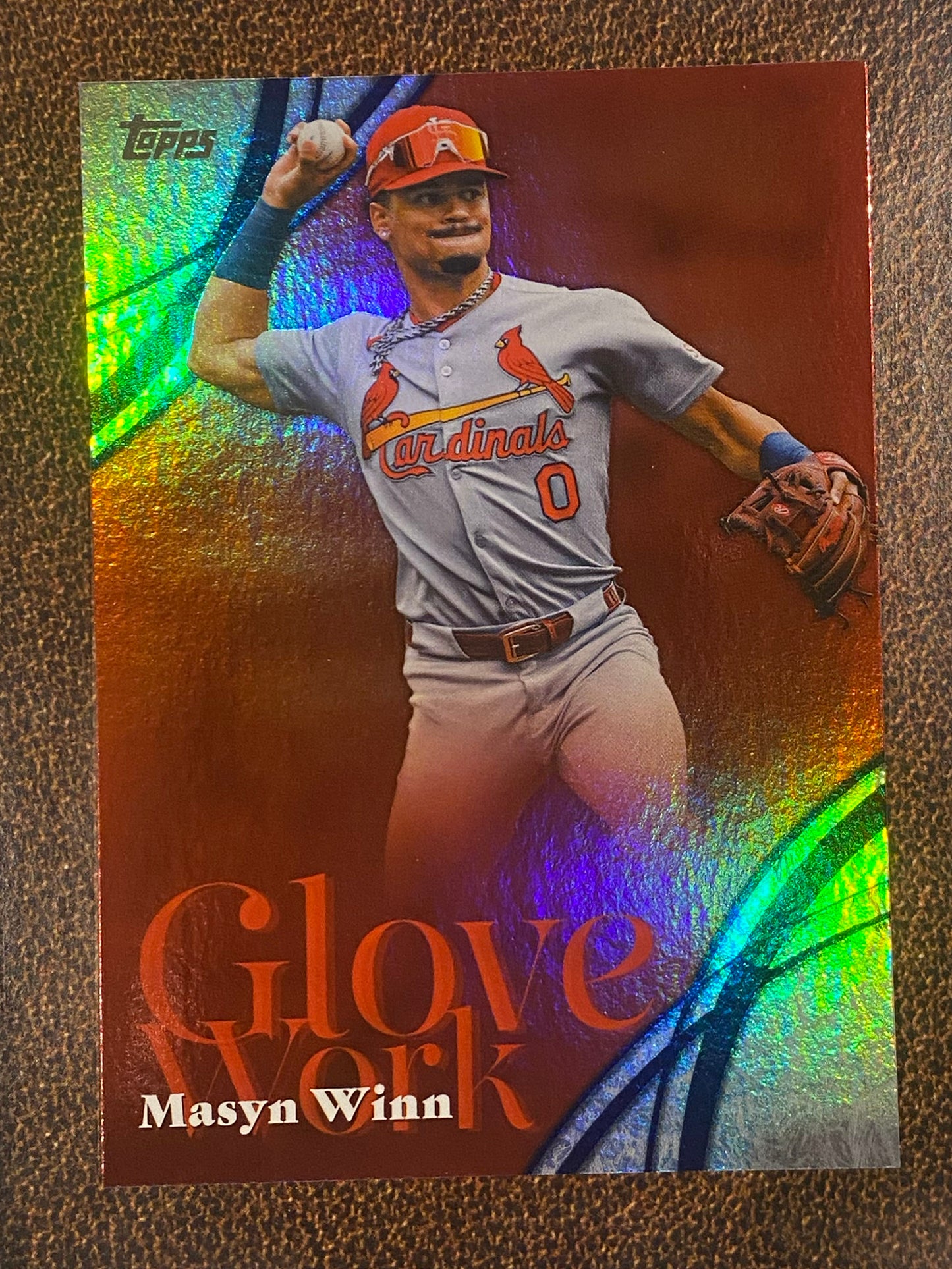 Masyn Winn - 2026 Topps Series 2 - Glove Work - Cardinals