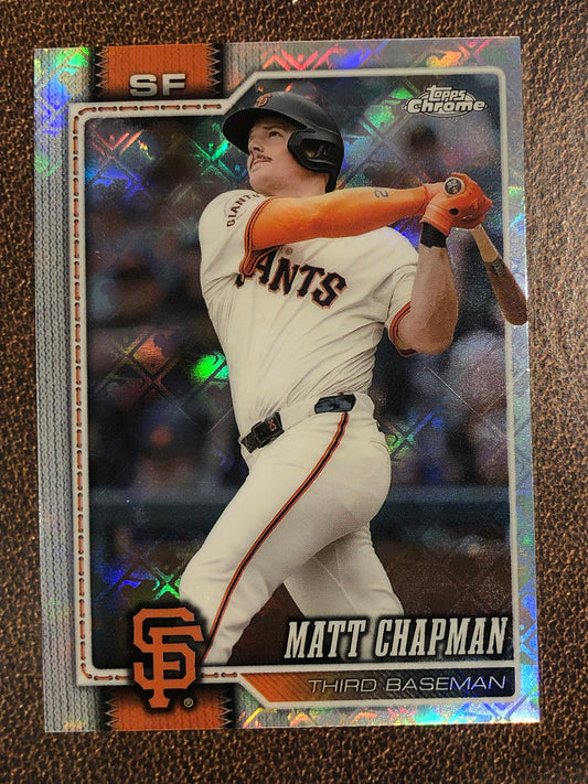 Matt Chapman - 2026 Topps Chrome Logofractor - Base Logofractor - Giants