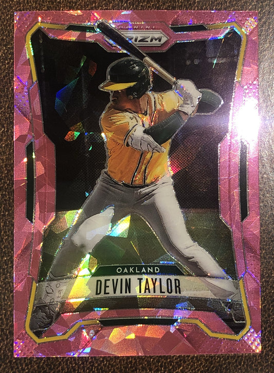 Devin Taylor - 2026 Panini Prizm - Pink Ice - Athletics