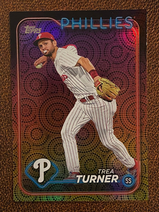 Trea Turner - 2024 Topps Series 2 - Holiday Parallel - Phillies