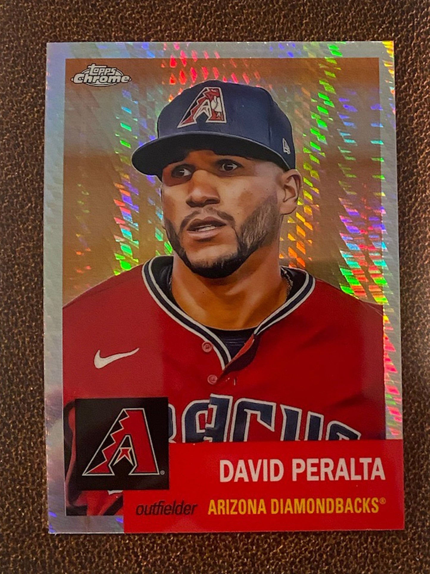 David Peralta - 2022 Topps Chrome Platinum Anniversary - Prism Refractor - Diamondbacks