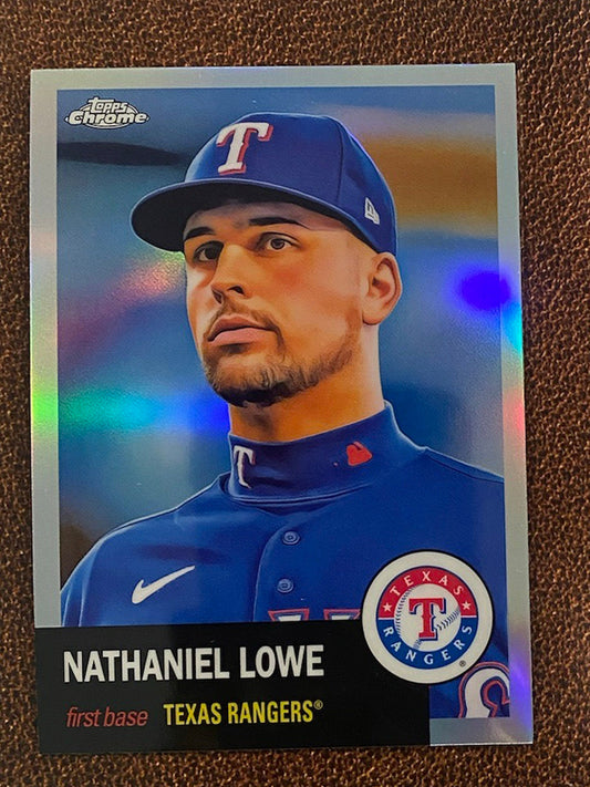 Nathaniel Lowe - 2022 Topps Chrome Platinum Anniversary - Refractor - Rangers