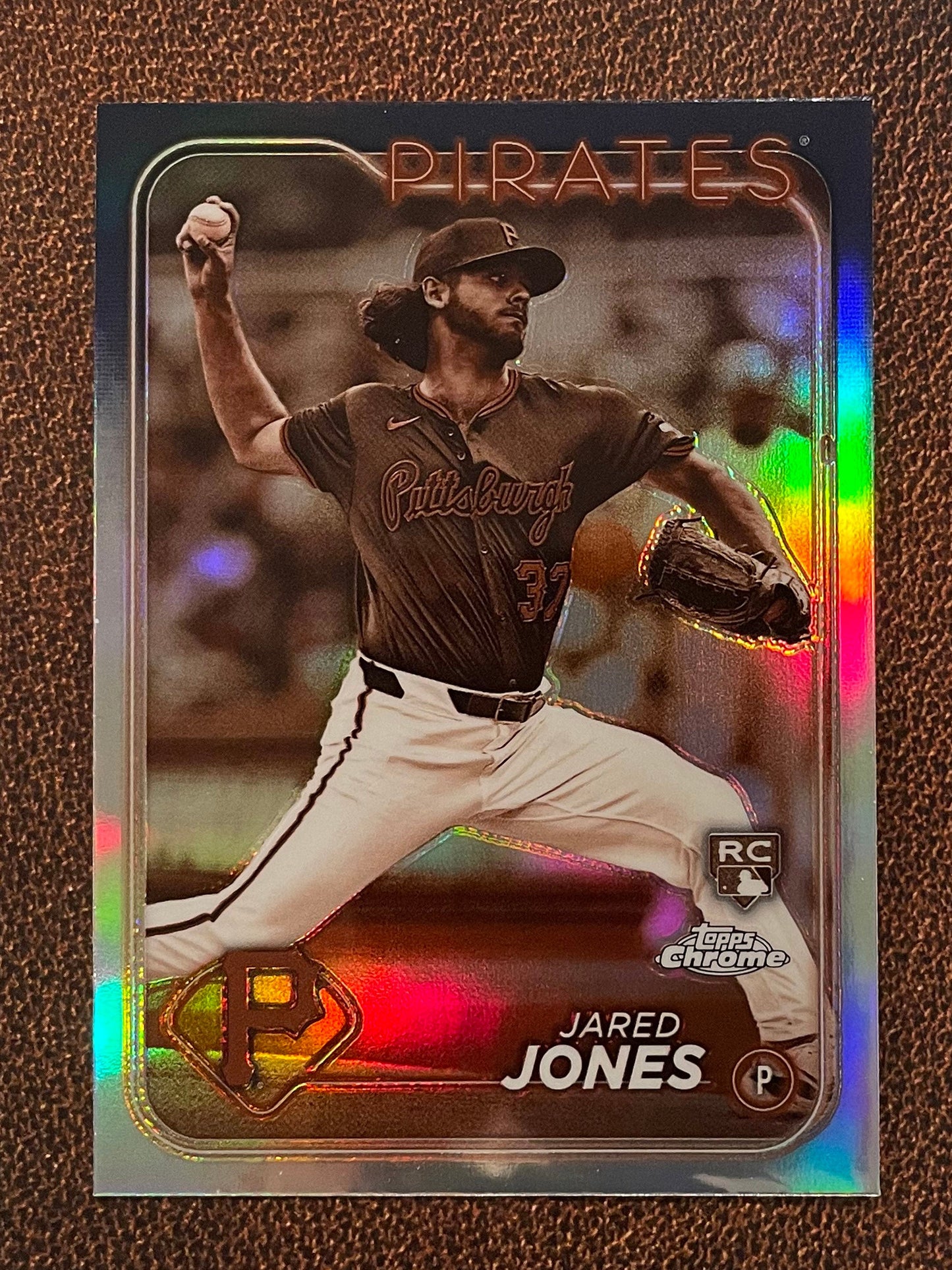 Jared Jones - 2024 Topps Chrome - Sepia Refractor - Pirates