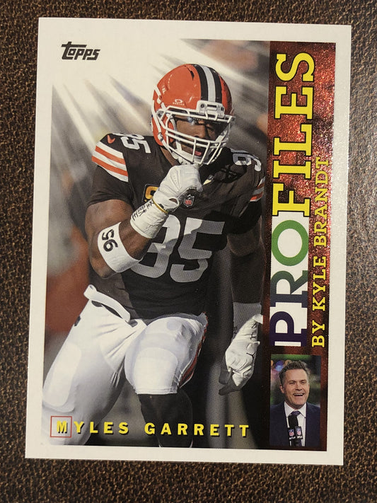 Myles Garrett - 2026 Topps Flagship - Profiles Insert - Browns