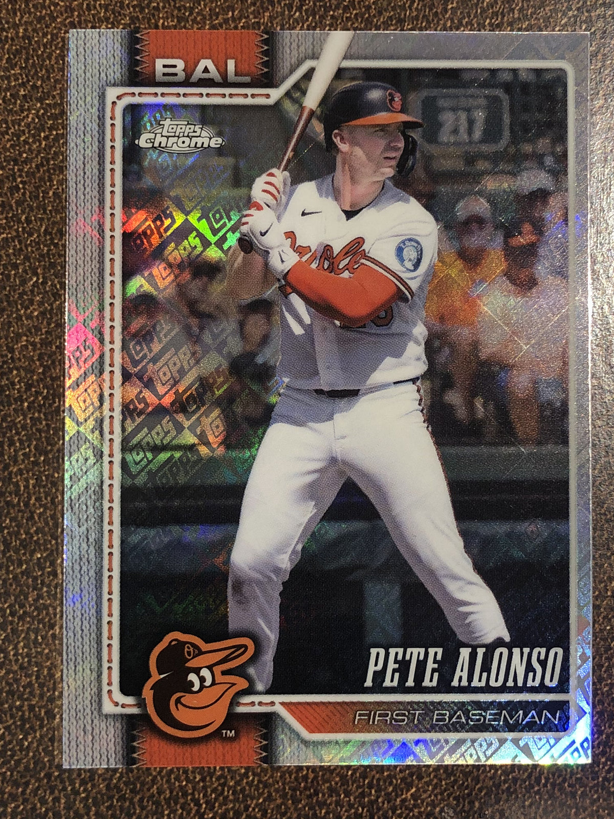 Pete Alonso - 2026 Topps Chrome - Fanatics Topps Foil - Orioles