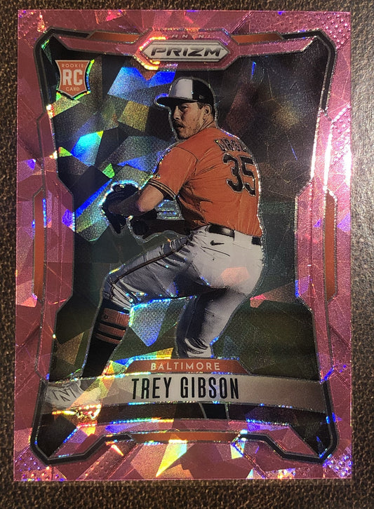 Trey Gibson - 2026 Panini Prizm - Pink Ice - Orioles
