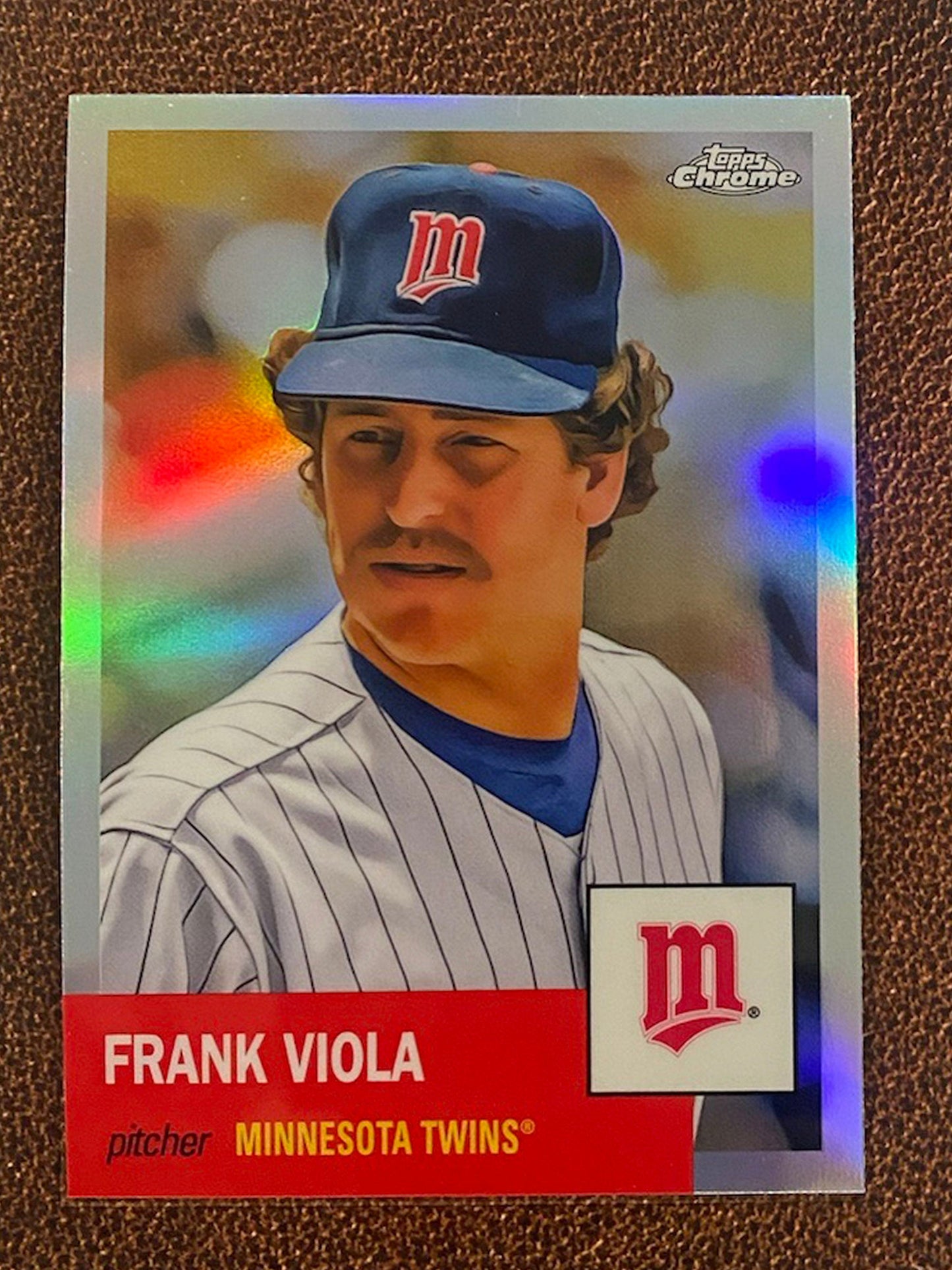 Frank Viola - 2022 Topps Chrome Platinum Anniversary - Refractor - Twins