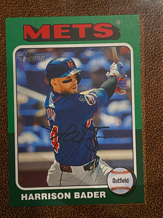 Harrison Bader - 2024 Topps Heritage High Number - Green Border - Reds