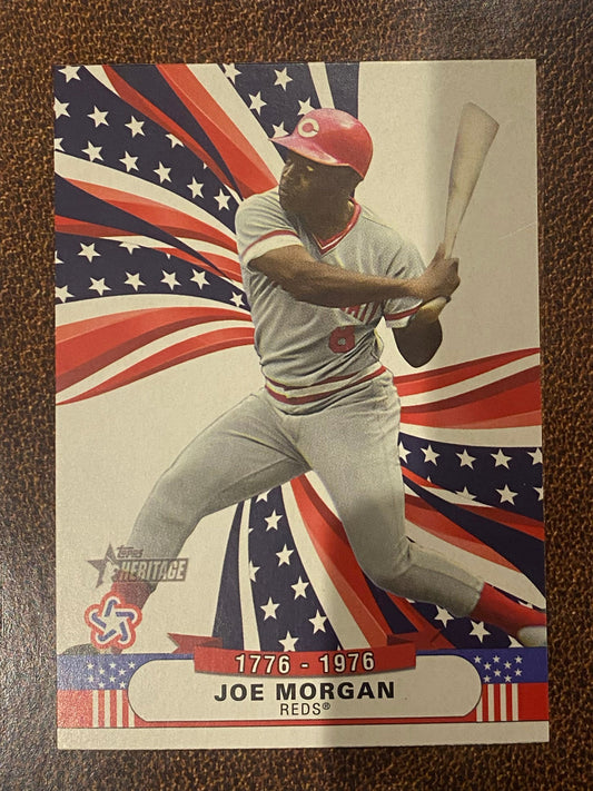 Joe Morgan - 2025 Topps Heritage High Number - Bicentennial Stars Insert - Reds