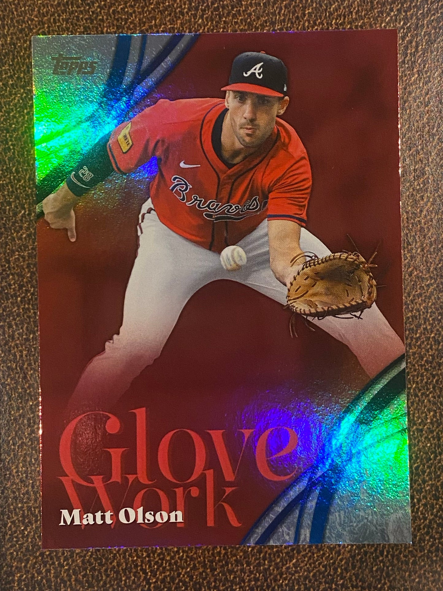 Matt Olson - 2026 Topps Series 2 - Glove Work - Braves
