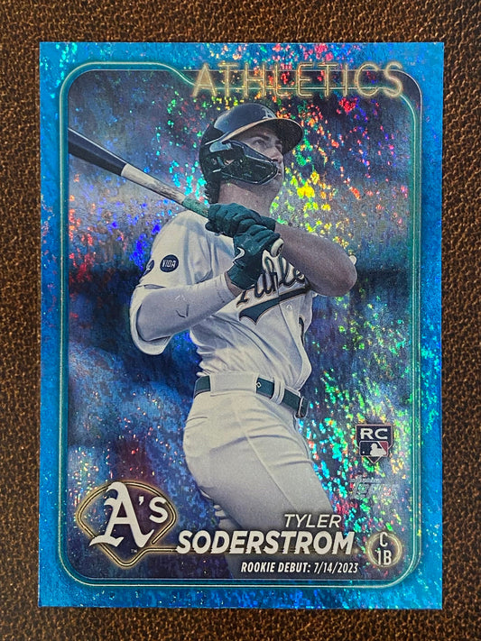 Tyler Soderstrom - 2024 Topps Update - Blue Foil /999 - Athletics