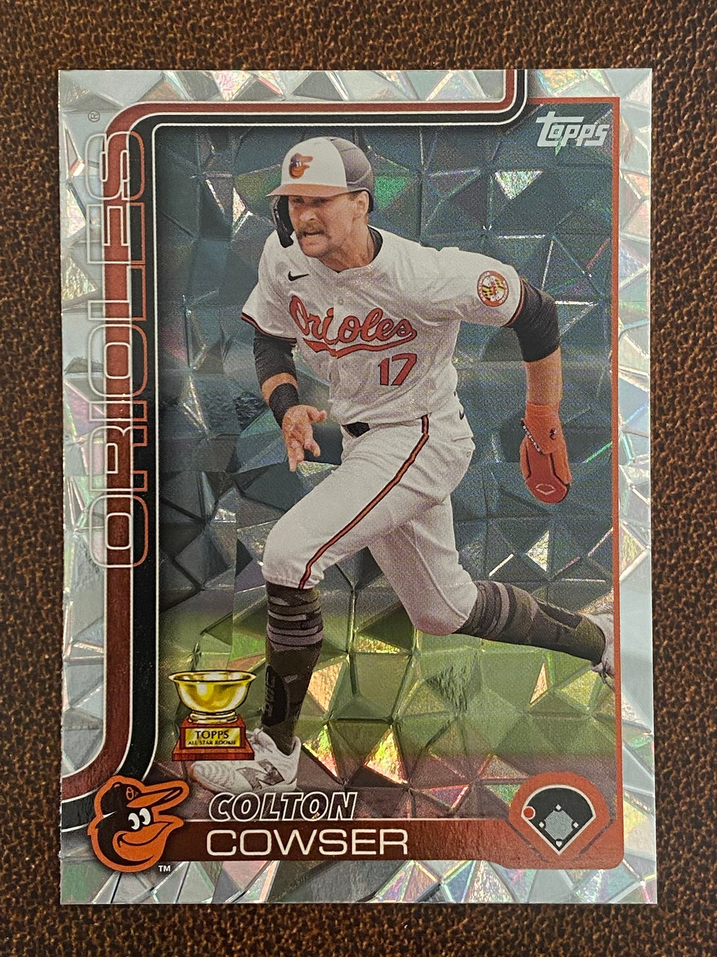 Colton Cowser - 2025 Topps Series 1 - Diamante - Orioles