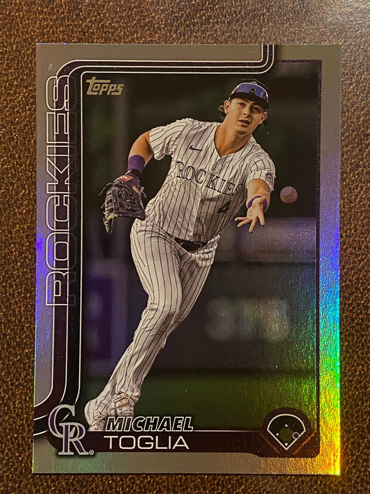 Michael Toglia - 2025 Topps Series 1 - Rainbow Foil - Rockies