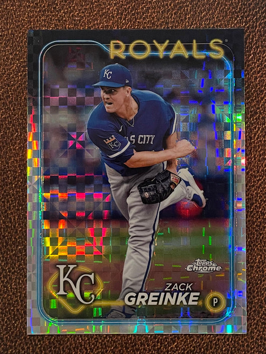 Zack Greinke - 2024 Topps Chrome - XFractor - Royals