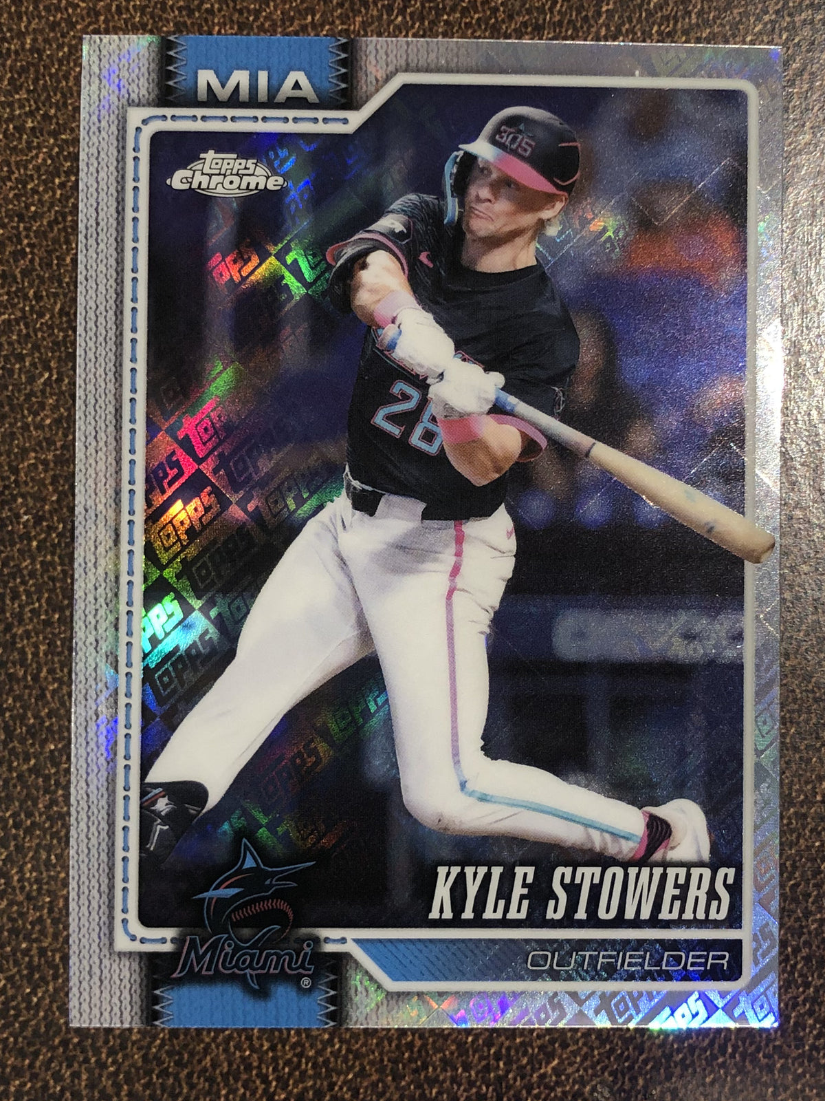 Kyle Stowers - 2026 Topps Chrome - Fanatics Topps Foil - Marlins