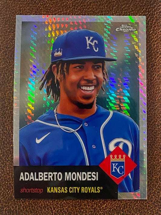 Adalberto Mondesi - 2022 Topps Chrome Platinum Anniversary - Prism Refractor - Royals