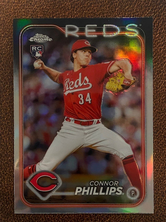 Connor Phillips - 2024 Topps Chrome - Refractor - Reds