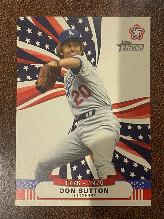 Don Sutton - 2025 Topps Heritage High Number - Bicentennial Stars Insert - Dodgers