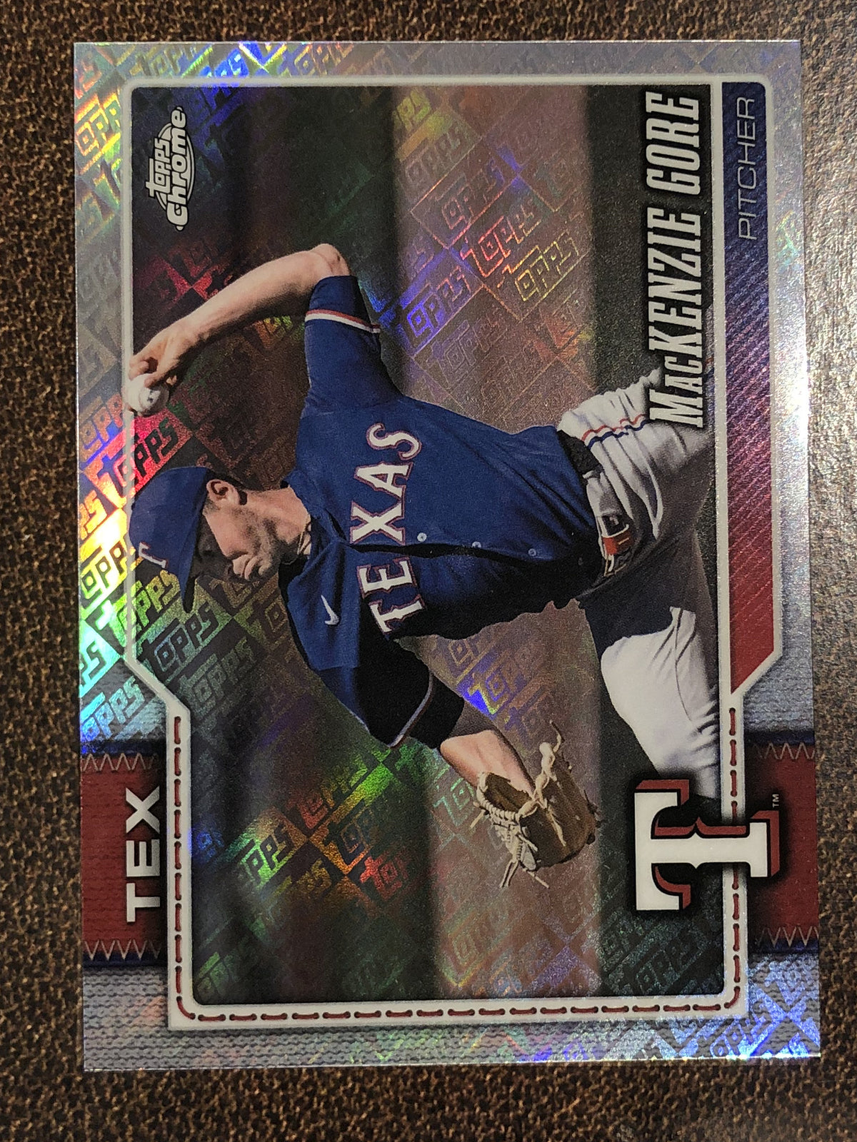 MacKenzie Gore - 2026 Topps Chrome - Fanatics Topps Foil - Rangers