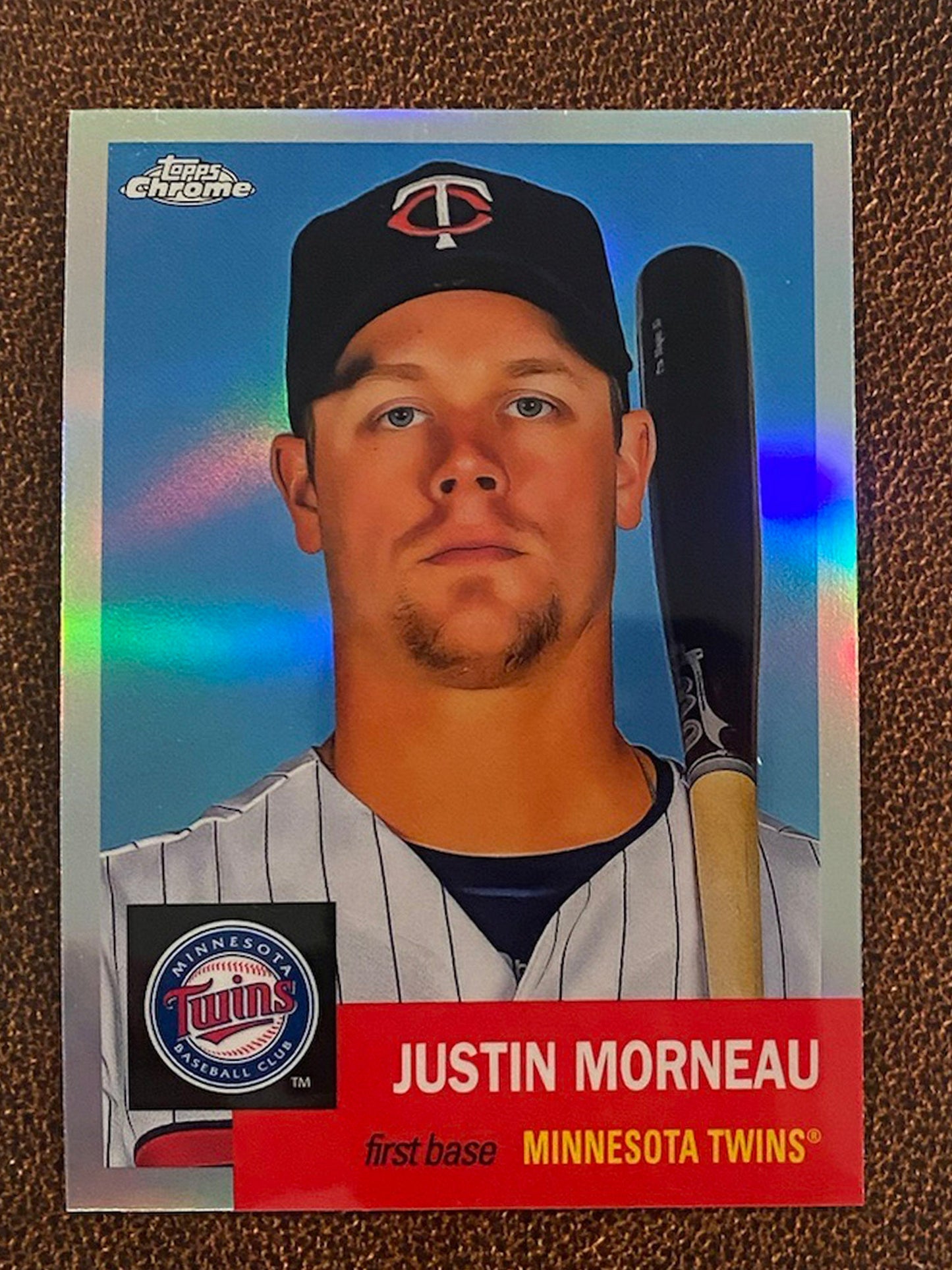 Justin Morneau - 2022 Topps Chrome Platinum Anniversary - Refractor - Twins