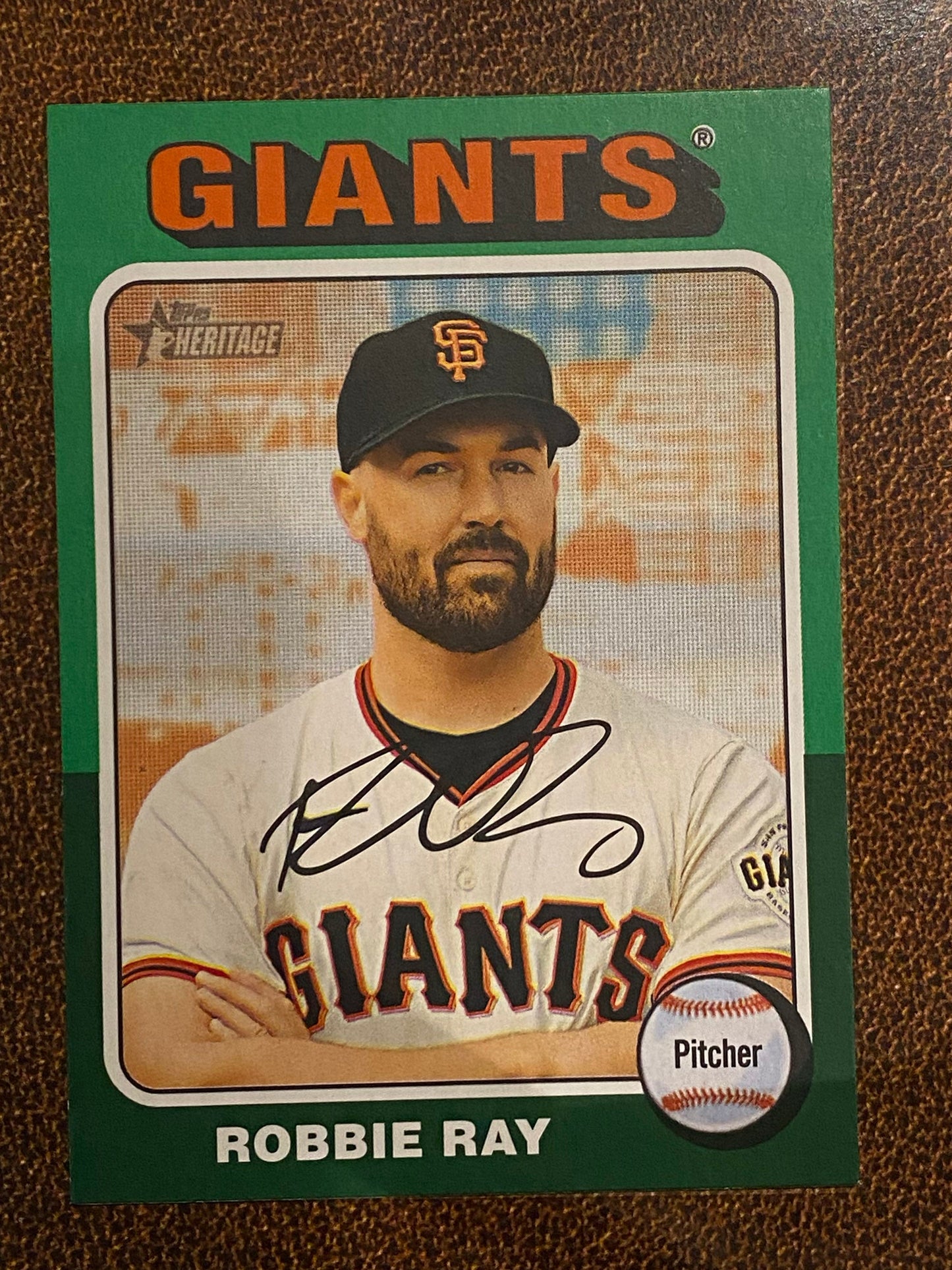 Robbie Ray - 2024 Topps Heritage High Number - Green Border - Giants
