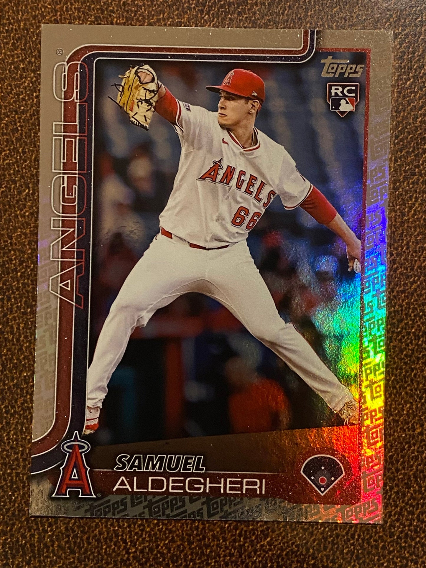 Samuel Aldegheri - 2025 Topps Series 2 - Fanatics Exclusive Topps Foil Border - Angels