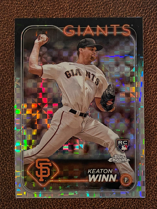 Keaton Winn - 2024 Topps Chrome - XFractor - Giants