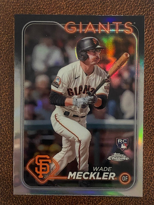 Wade Meckler - 2024 Topps Chrome - Refractor - Giants