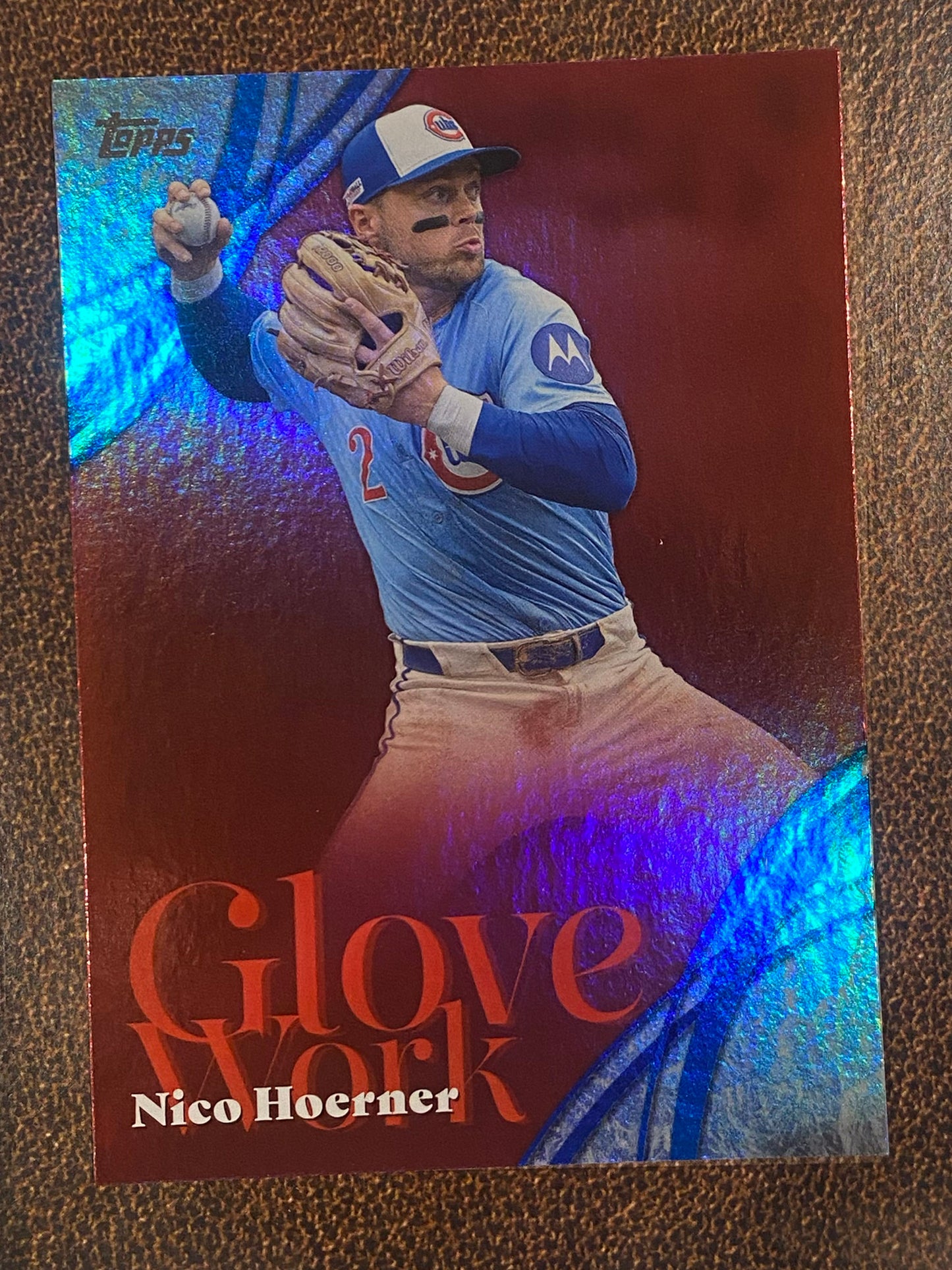 Nico Hoerner - 2026 Topps Series 2 - Glove Work - Cubs