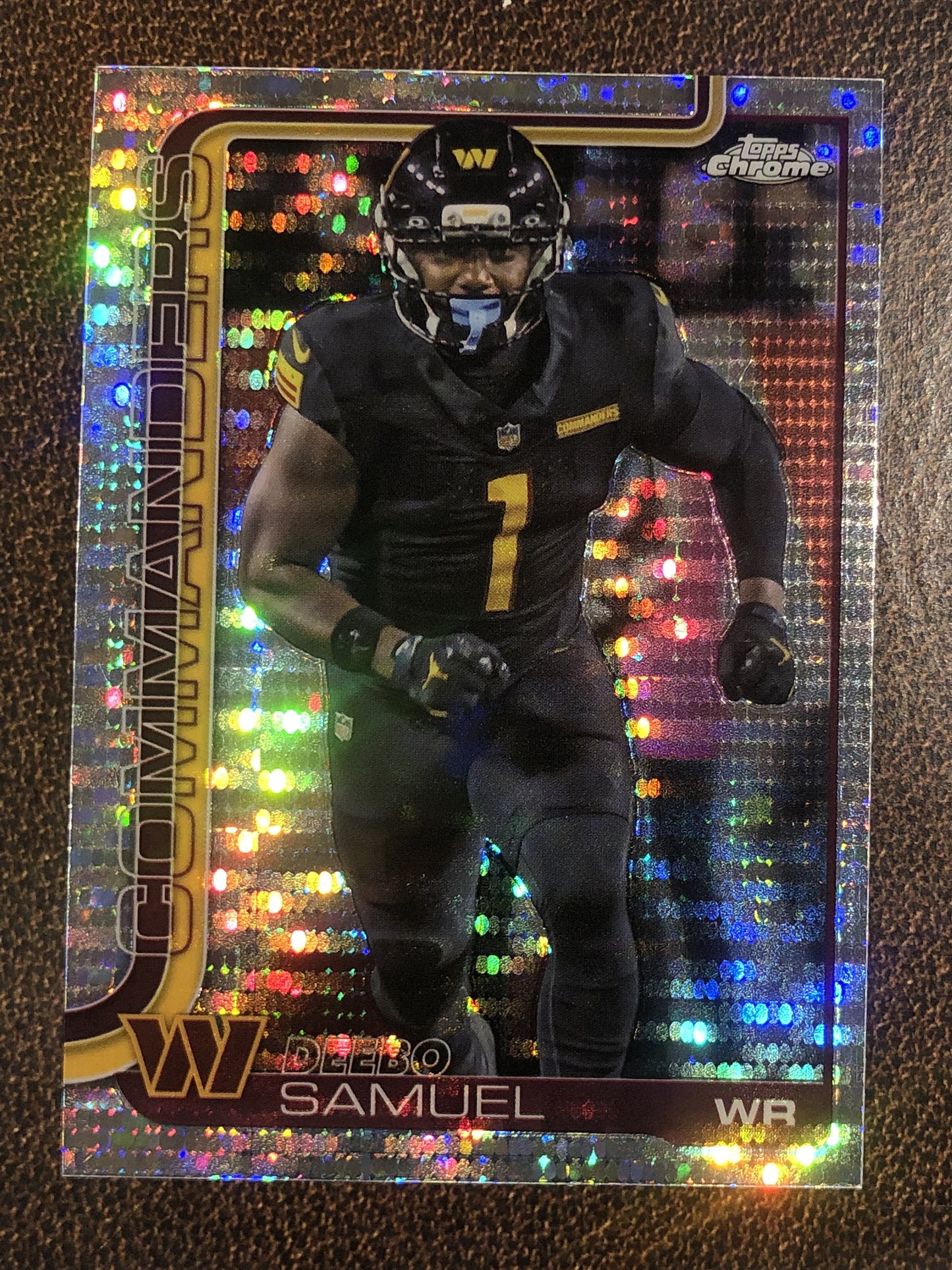 Deebo Samuel - 2025 Topps Chrome - Prizm Refractor - Commanders
