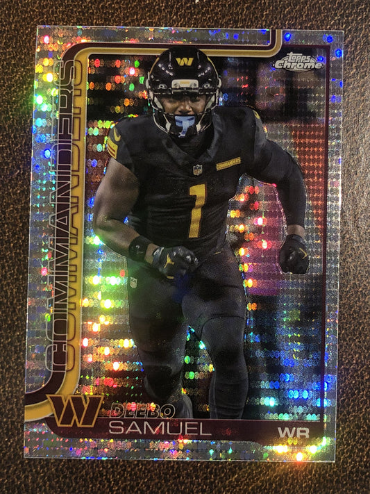 Deebo Samuel - 2025 Topps Chrome - Prizm Refractor - Commanders
