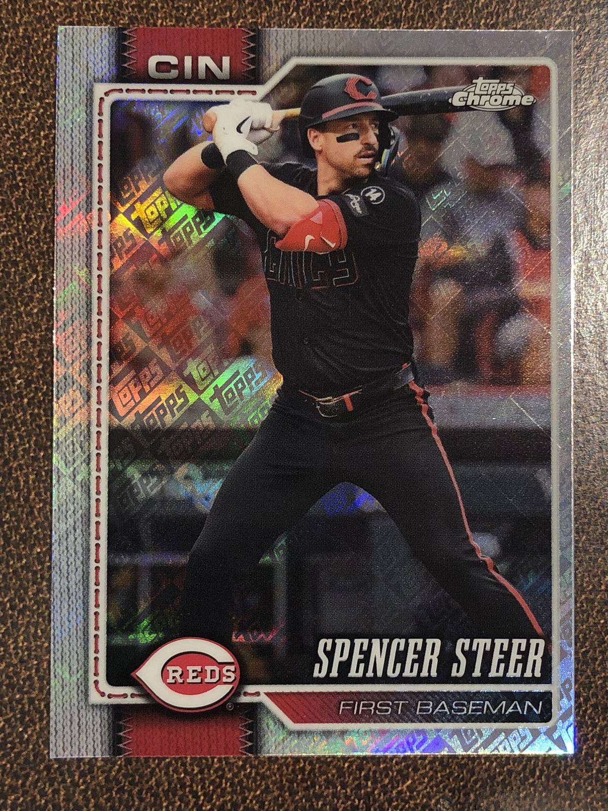 Spencer Steer - 2026 Topps Chrome - Fanatics Topps Foil - Reds